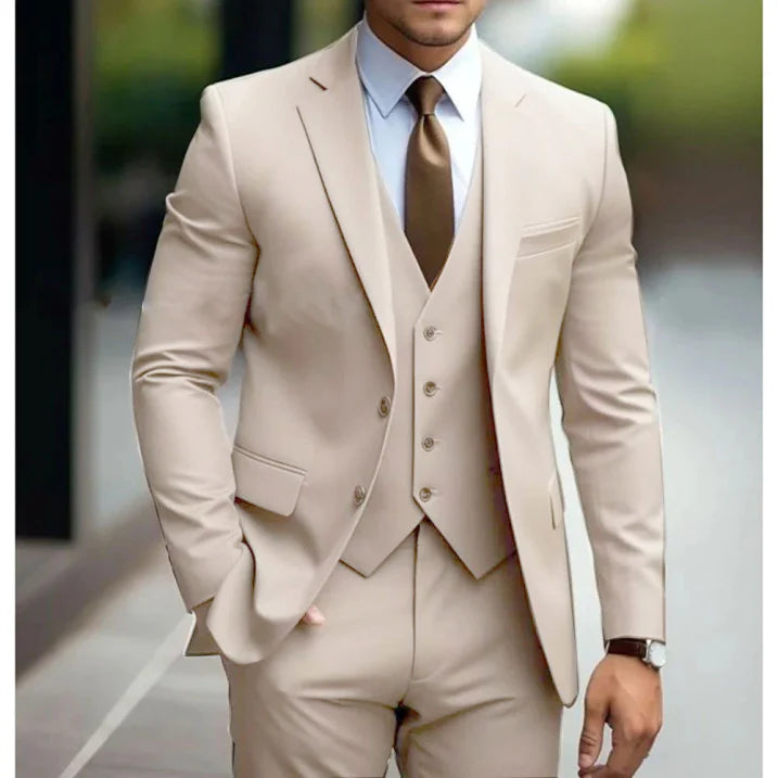 Dorian Men's Suit | Dark Green, 3-Piece Premium Fabric 4