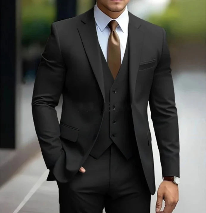 Dorian Men's Suit | Dark Green, 3-Piece Premium Fabric 5