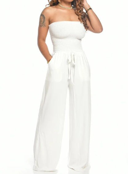 ELODIE – Classic Strapless Jumpsuit for Summer and Spring 2