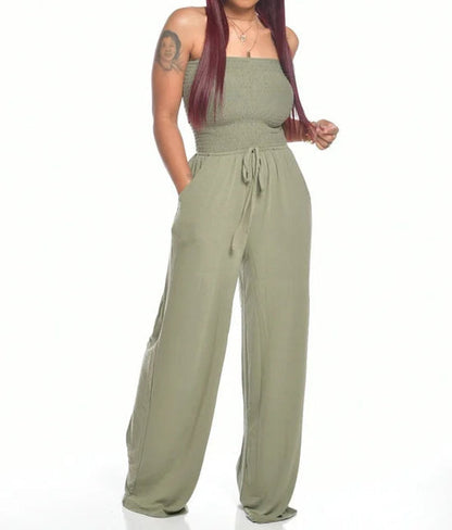 ELODIE – Classic Strapless Jumpsuit for Summer and Spring 6