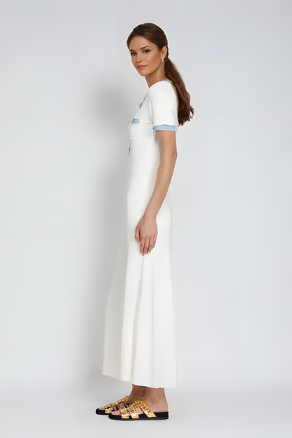 ELVIRA | Midi dress with elegant button details 5