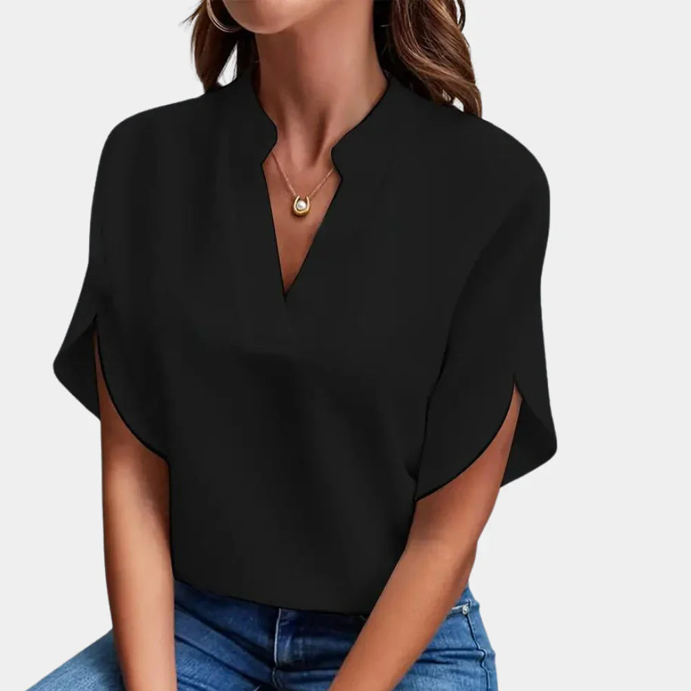 EVINA | Airy Summer Blouse with a Loose Fit 0