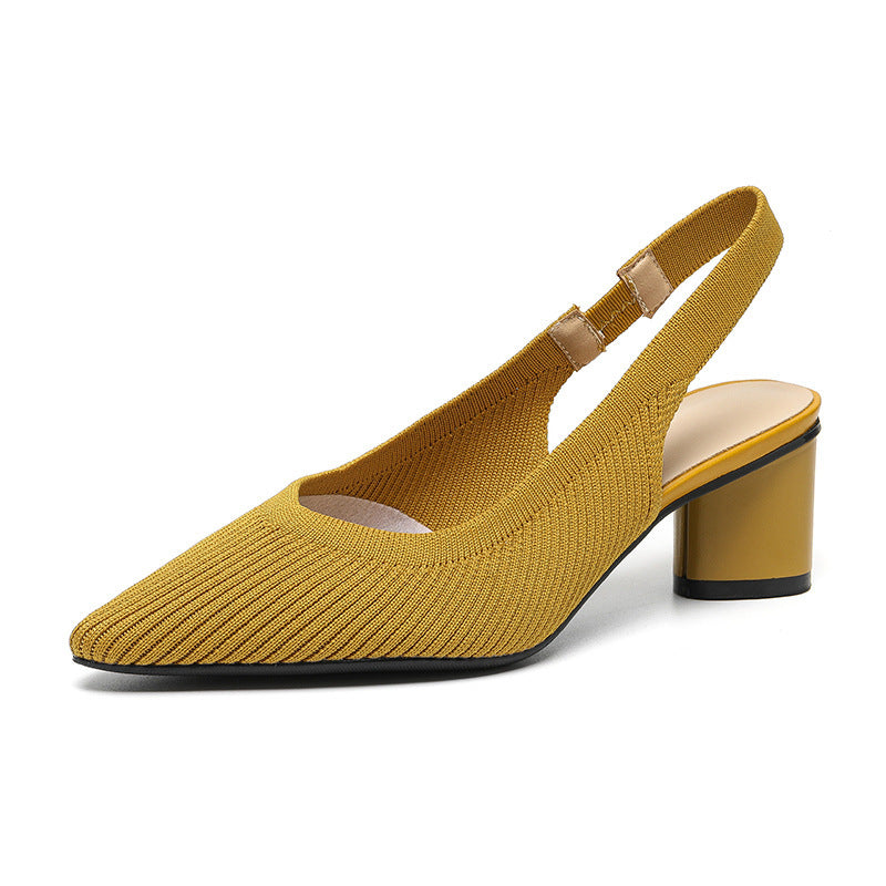 Elaria | Slingback Heels with Pointed Toe and Block Heel 11