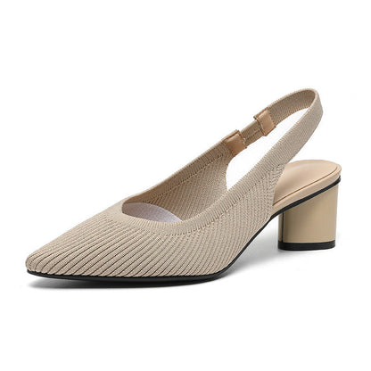 Elaria | Slingback Heels with Pointed Toe and Block Heel 9