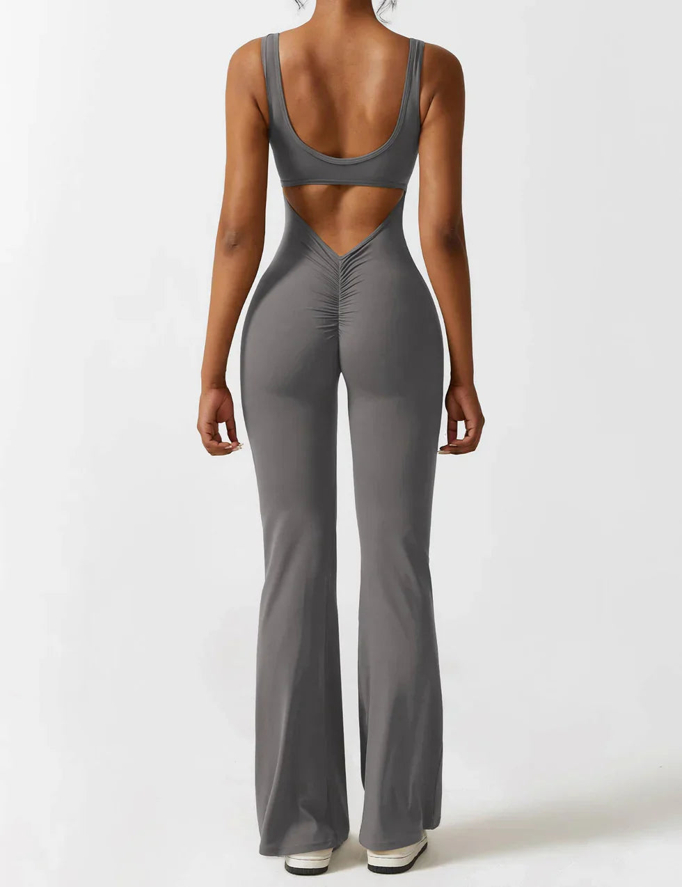 Elena Jumpsuit | Flared Fit | V-Back Design | Shaping & Comfort | Trendy Must Have 9