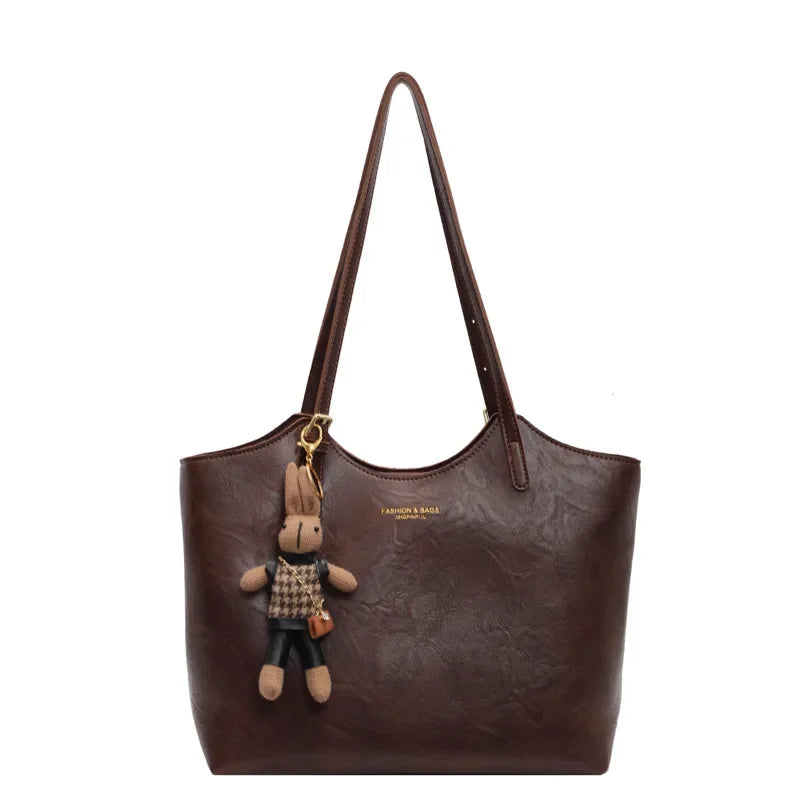 Elena Women's Black Shoulder Bag | Vegan Leather, Vintage Style 2