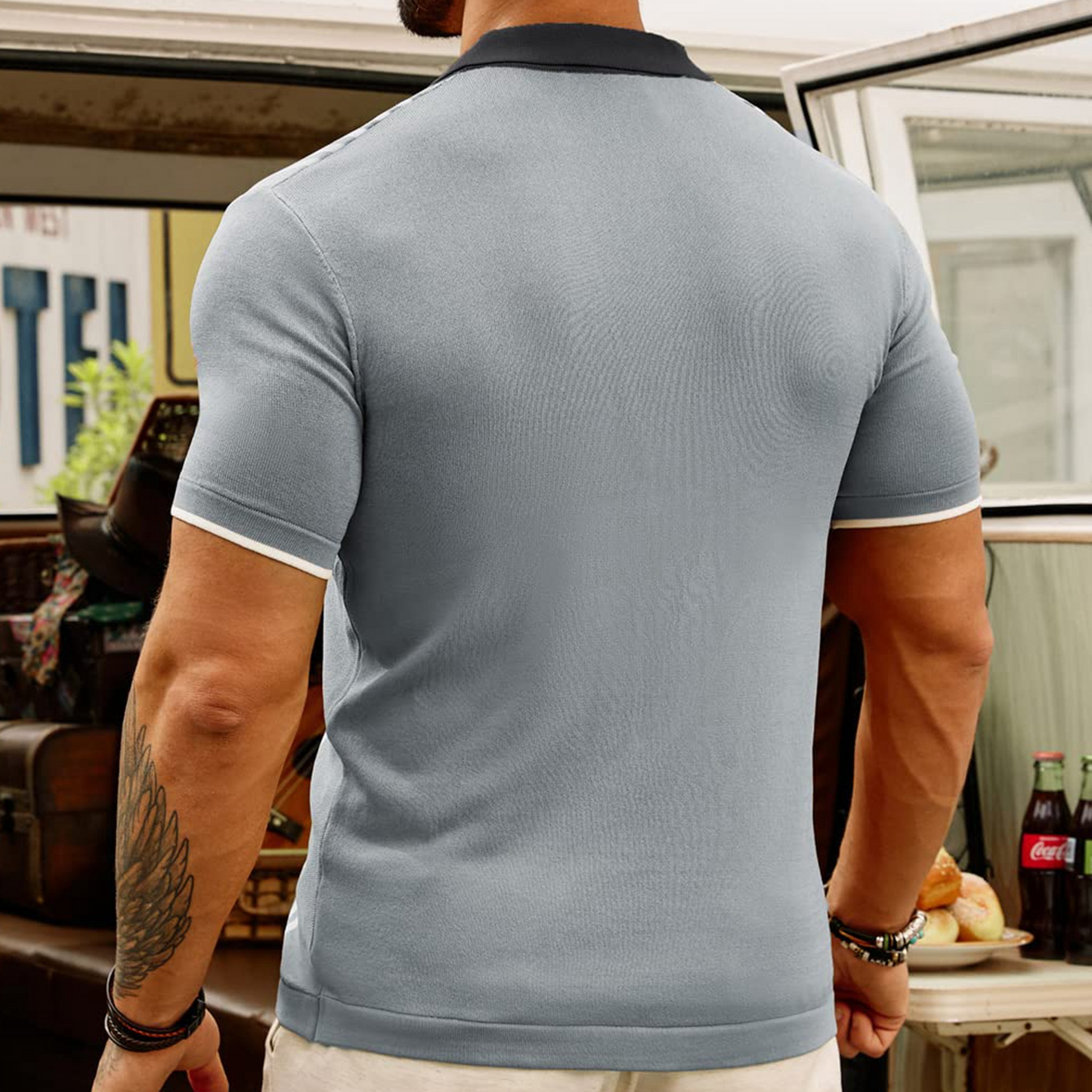 Eli Men's Polo Shirt | Premium Cotton, Timeless Elegance 2
