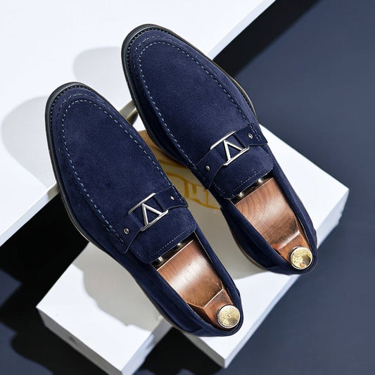 Eli Men's Suede Loafers | Elegant Design, Comfortable Fit 0