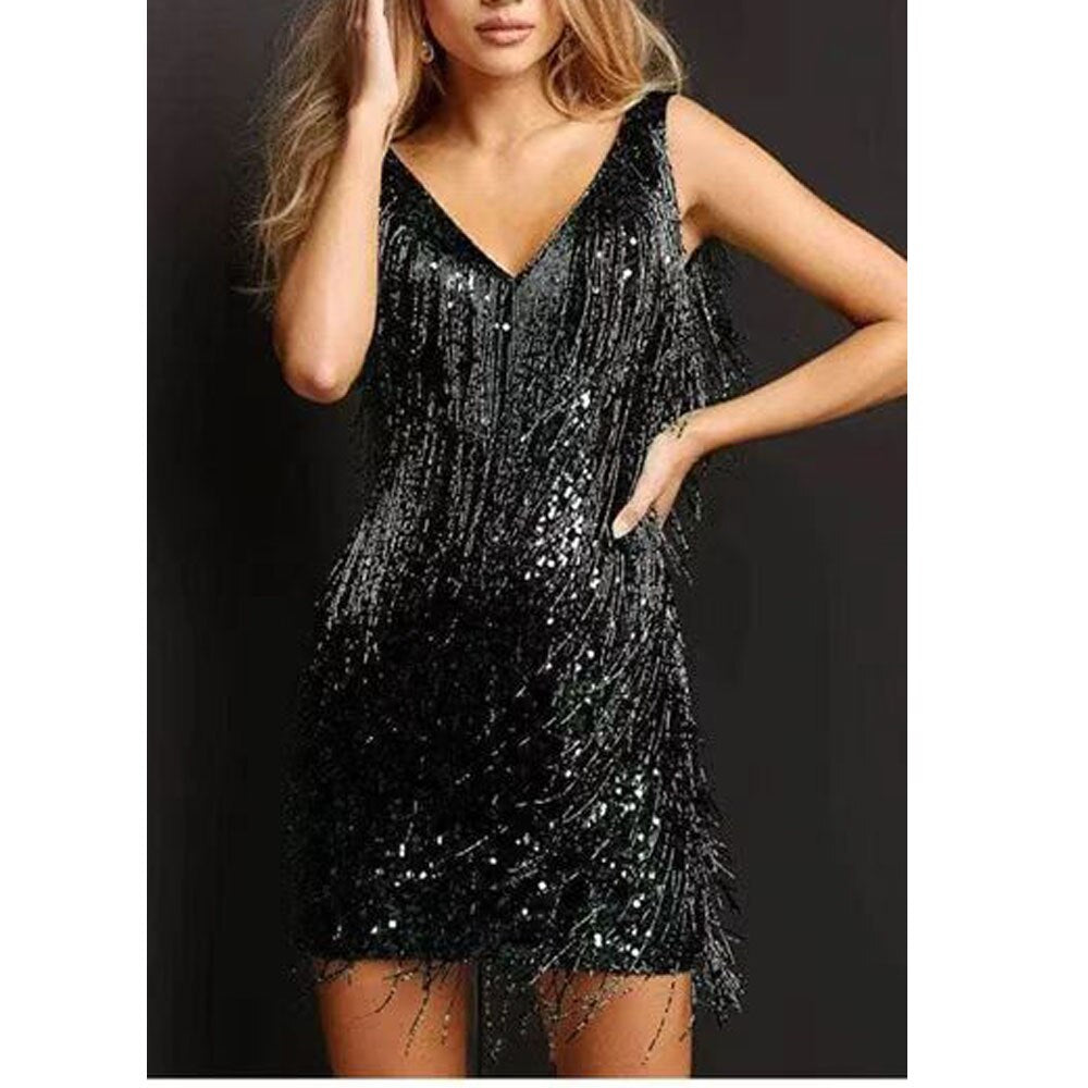 Elloisen | Sparkling Tassel Dress 6