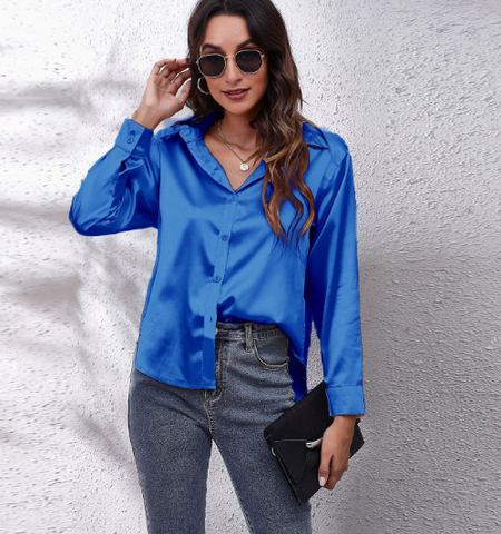 Esthere | Blouse with Button Fastening and Long Sleeves 10