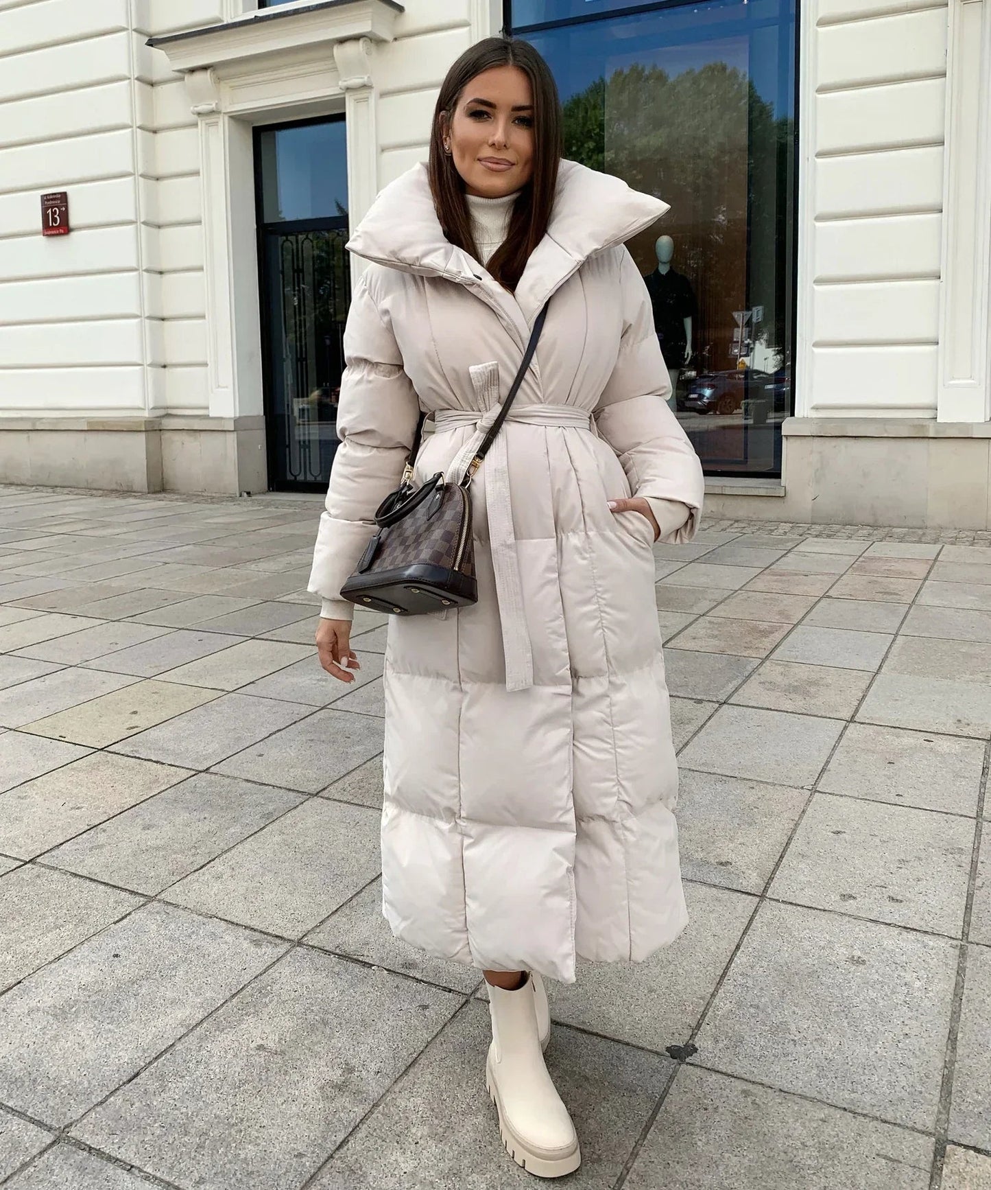 Evelyn Lange Women's Winter Coat | Padded, Warm and Elegant 3