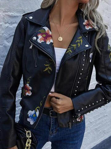 Evelyn Women's Jacket | Black Leather Women's Jacket, Timeless Design 4