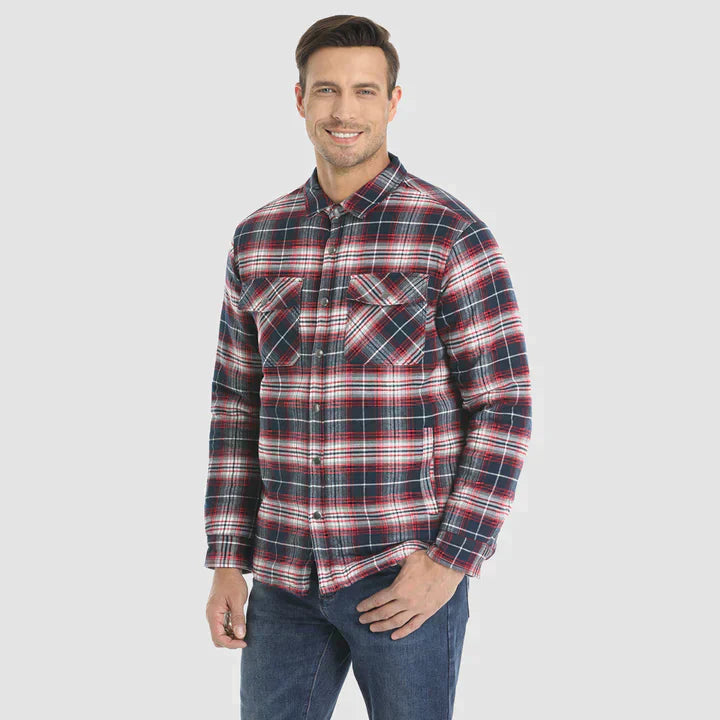 Fiona Men's Flannel Jacket | Insulated Polyester, Comfortable Winter Wear 11