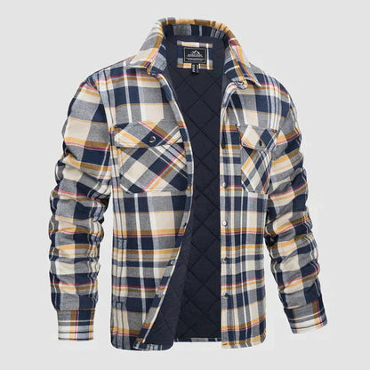 Fiona Men's Flannel Jacket | Insulated Polyester, Comfortable Winter Wear 14