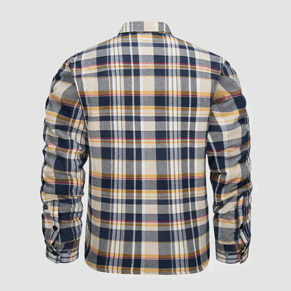 Fiona Men's Flannel Jacket | Insulated Polyester, Comfortable Winter Wear 8
