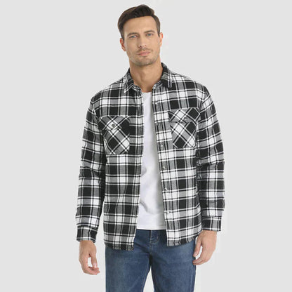 Fiona Men's Flannel Jacket | Insulated Polyester, Comfortable Winter Wear 9