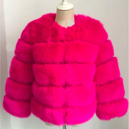 Fleur Women's Winter Coat | Faux Fur, Glamorous and Comfortable 7