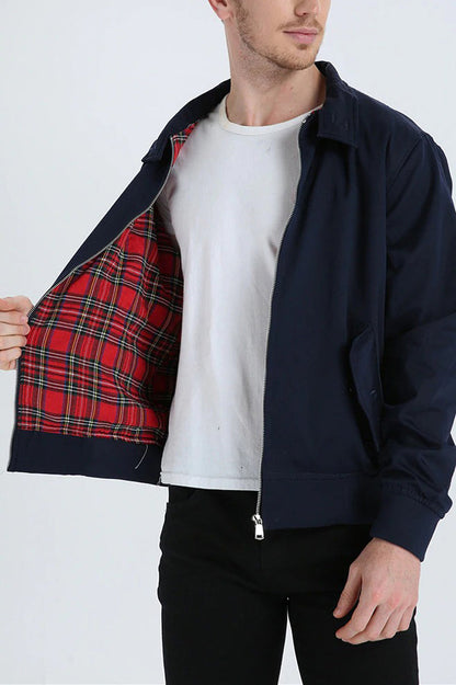 Harrison Men's Harrington Jacket | High-Quality Fabric, Casual Fit 1