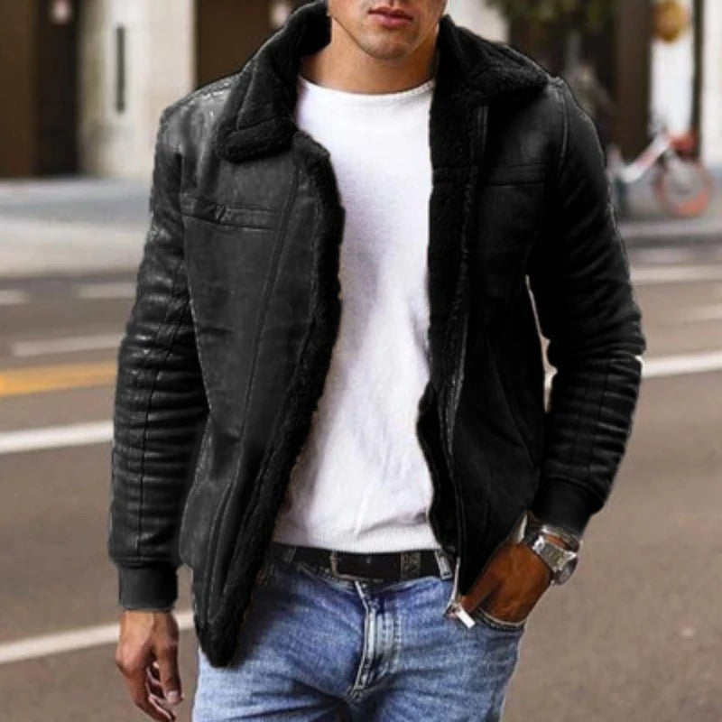 Haven Men's Jacket | Shearling Fleece, Cozy Comfort & Versatile Style 0