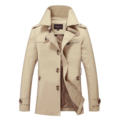 Haven Men's Trench Coat | Premium Fabric, Elegant Design 12