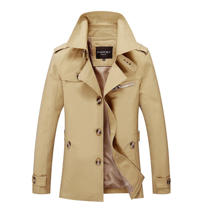 Haven Men's Trench Coat | Premium Fabric, Elegant Design 9