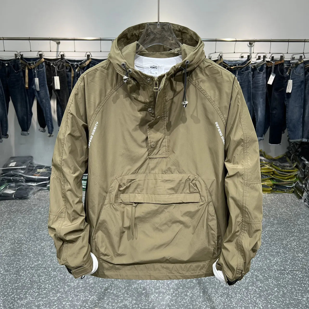 Haven Women's Anorak Jacket | Weather-Resistant with Oversized Pocket 0
