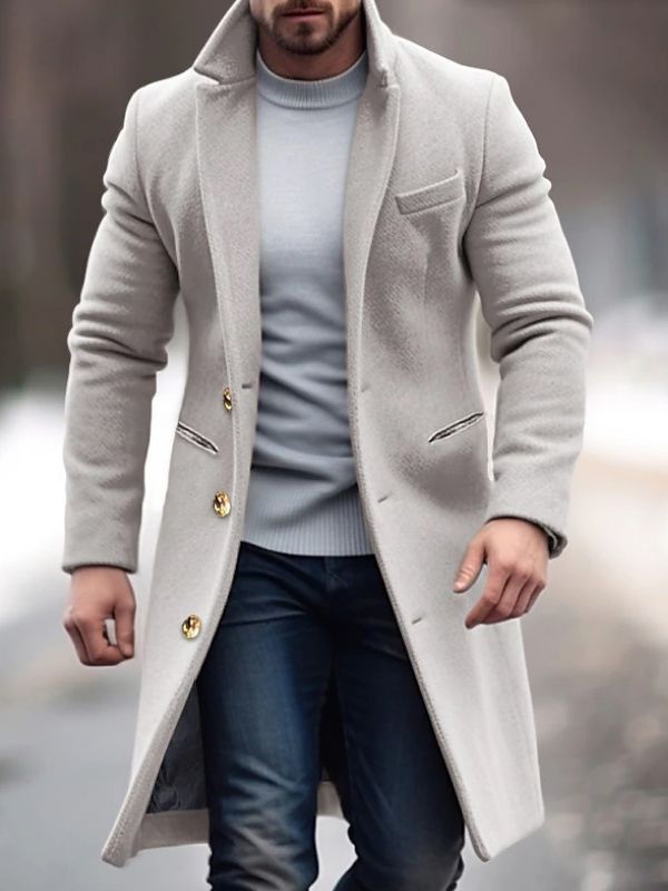 Hector Men's Coat | Slim Fit, Modern Style 3