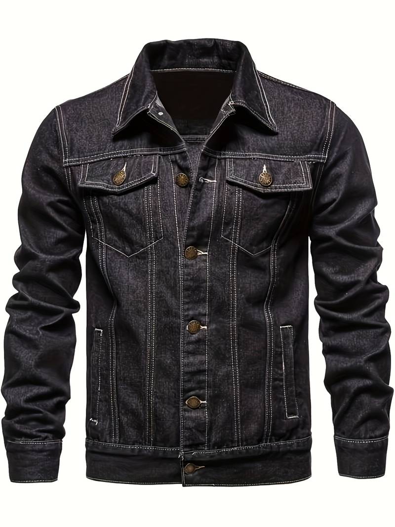 Hector Men's Denim Jacket | Classic Style, High-Quality Denim 10