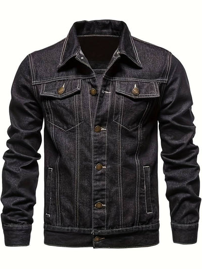 Hector Men's Denim Jacket | Classic Style, High-Quality Denim 10