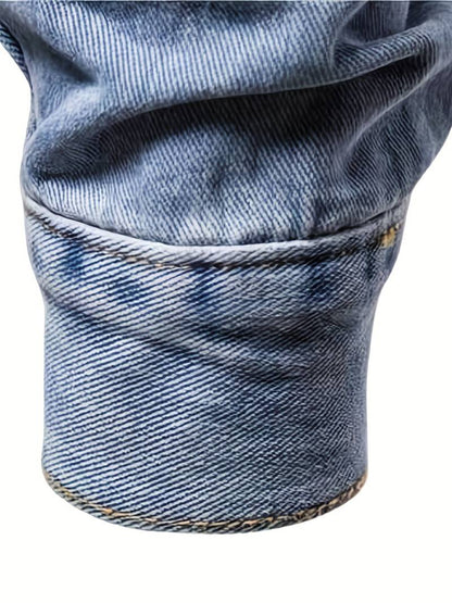 Hector Men's Denim Jacket | Classic Style, High-Quality Denim 8