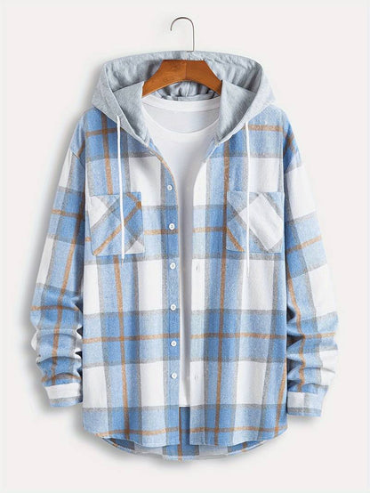 Hector Men's Jacket | Timeless Check Pattern, Adjustable Fit, Winter Essential 9