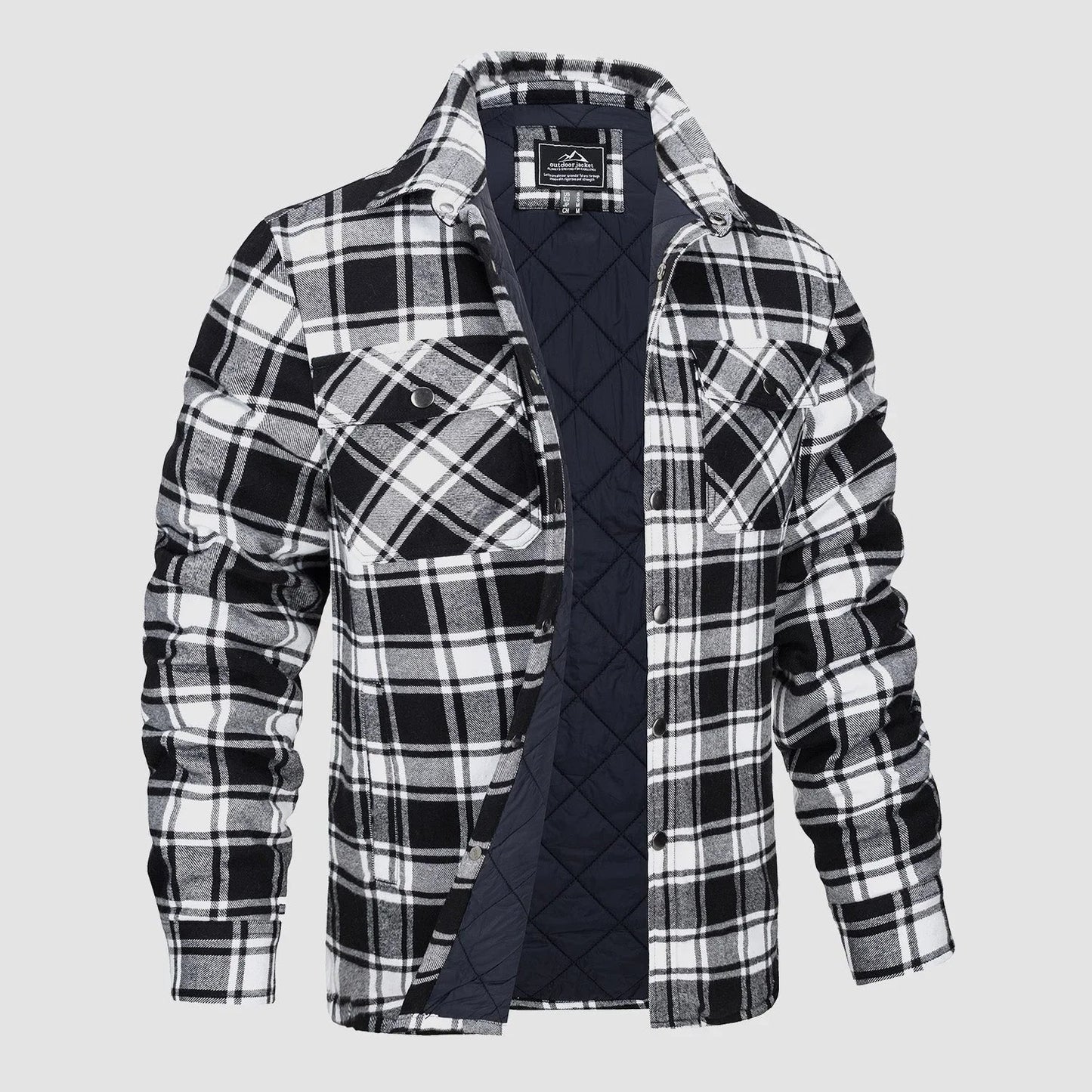 Hector Men's Striped Flannel Jacket | Soft Fabric, Versatile Style 6