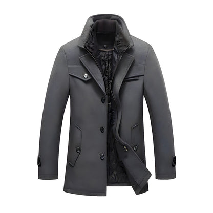 Hector Men's Winter Jacket | Tailored Wool Blend, Casual Style 4
