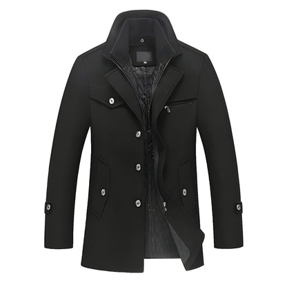 Hector Men's Winter Jacket | Tailored Wool Blend, Casual Style 6