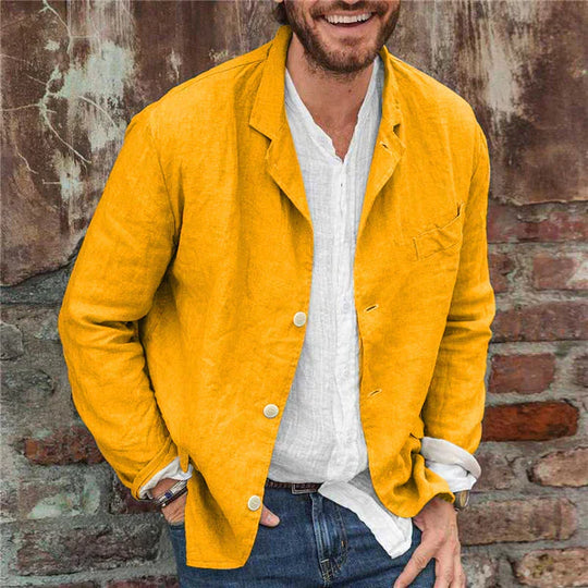 Heidi Men's Lightweight Jacket | Cotton Blend, Casual Elegance 3