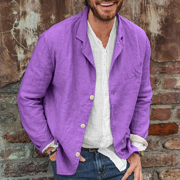 Heidi Men's Lightweight Jacket | Cotton Blend, Casual Elegance 4