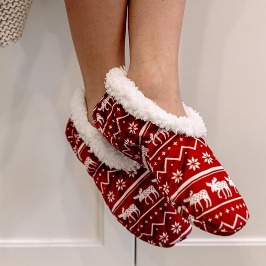 Holly Women's Slipper Socks | Soft Fleece, Non-slip 1