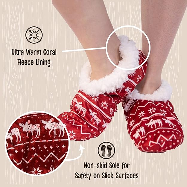Holly Women's Slipper Socks | Soft Fleece, Non-slip 2