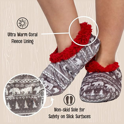 Holly Women's Slipper Socks | Soft Fleece, Non-slip 5