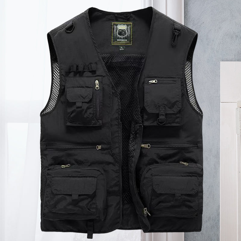 Horizon Men's Tactical Outdoor Vest | Versatile Design with Multiple Pockets 3