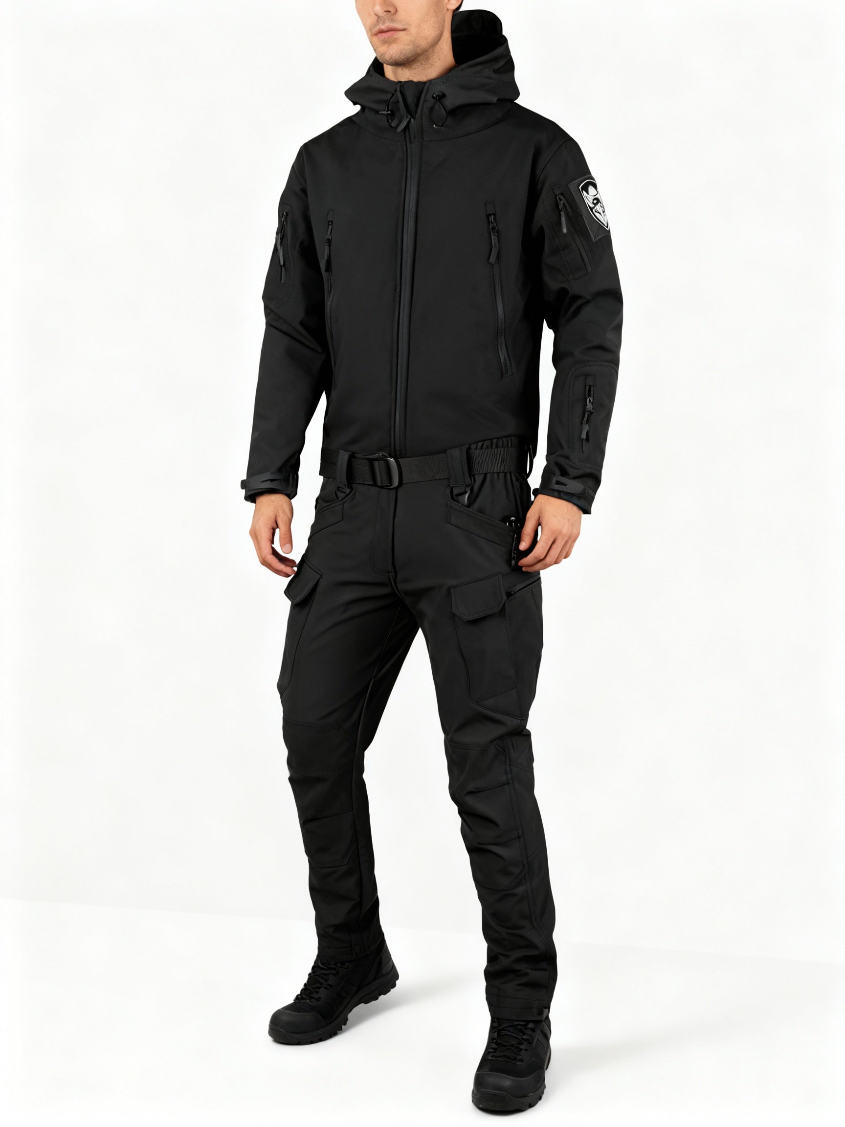 Hugo Men's Multifunctional Jacket | Fleece Lining, All-Season 0