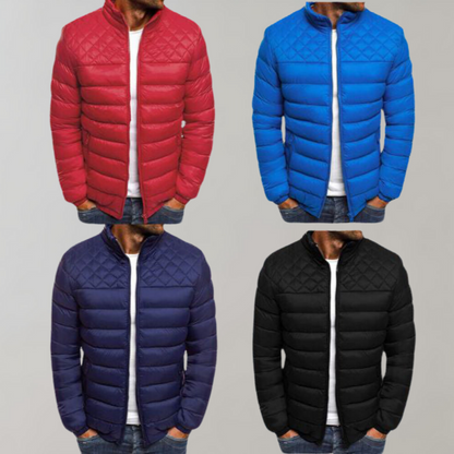 Hugo Men's Quilted Jacket | Windproof and Waterproof 1