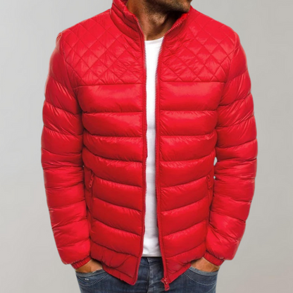 Hugo Men's Quilted Jacket | Windproof and Waterproof 2