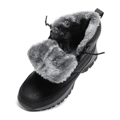Hugo Men's Snow Boots | Waterproof Leather, Fleece Lining 3