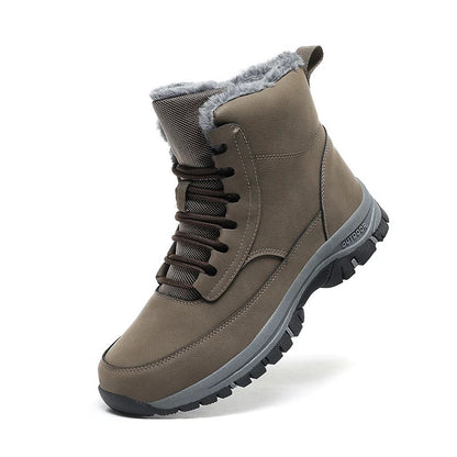Hugo Men's Snow Boots | Waterproof Leather, Fleece Lining 5