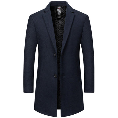 Hugo Men's Trench Coat | Long Cut, High-Quality Fabric, Timeless Design 0