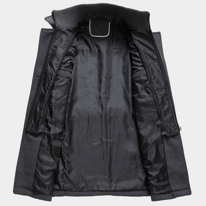 Hugo Men's Trench Coat | Thermal Lining, Windproof 1
