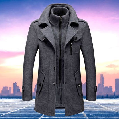 Hugo Men's Trench Coat | Thermal Lining, Windproof 7