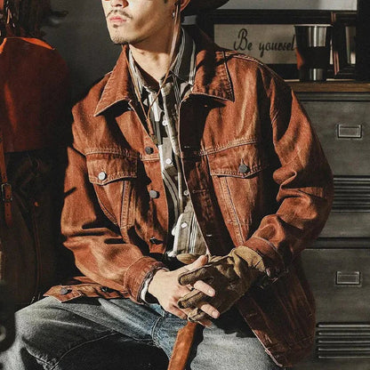 Hugo Men's Western Jacket | Retro Style, Classic Design 2