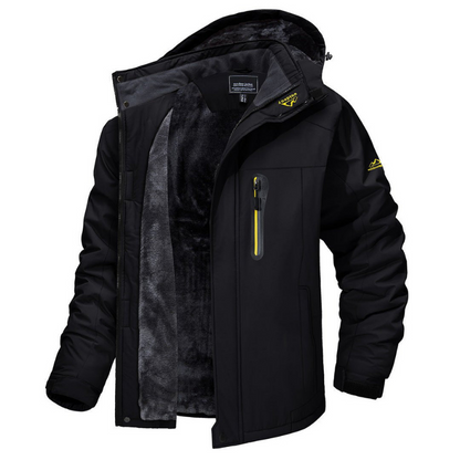 Hugo Men's Winter Jacket | Adjustable Hood, Insulating Lining 4